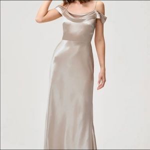 Jenny Yoo Serena Bridesmaid’s Dress- Latte, Size 6